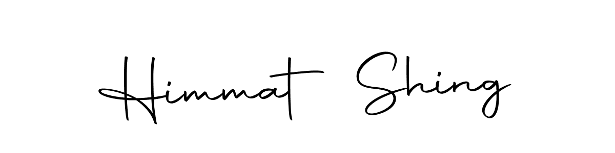 Make a beautiful signature design for name Himmat Shing. Use this online signature maker to create a handwritten signature for free. Himmat Shing signature style 10 images and pictures png