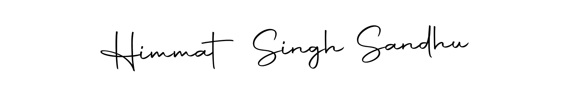 Create a beautiful signature design for name Himmat Singh Sandhu. With this signature (Autography-DOLnW) fonts, you can make a handwritten signature for free. Himmat Singh Sandhu signature style 10 images and pictures png