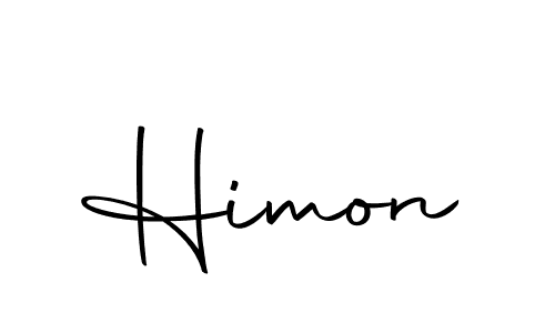 Use a signature maker to create a handwritten signature online. With this signature software, you can design (Autography-DOLnW) your own signature for name Himon. Himon signature style 10 images and pictures png