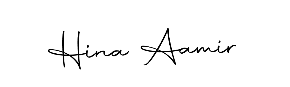 Make a short Hina Aamir signature style. Manage your documents anywhere anytime using Autography-DOLnW. Create and add eSignatures, submit forms, share and send files easily. Hina Aamir signature style 10 images and pictures png