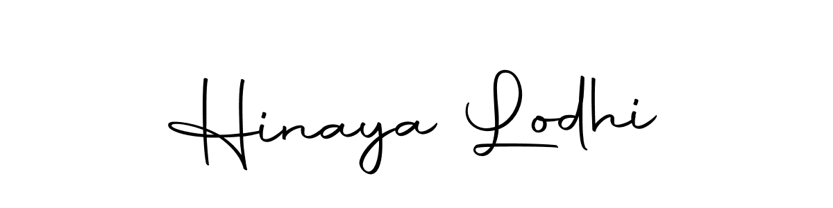 Also we have Hinaya Lodhi name is the best signature style. Create professional handwritten signature collection using Autography-DOLnW autograph style. Hinaya Lodhi signature style 10 images and pictures png