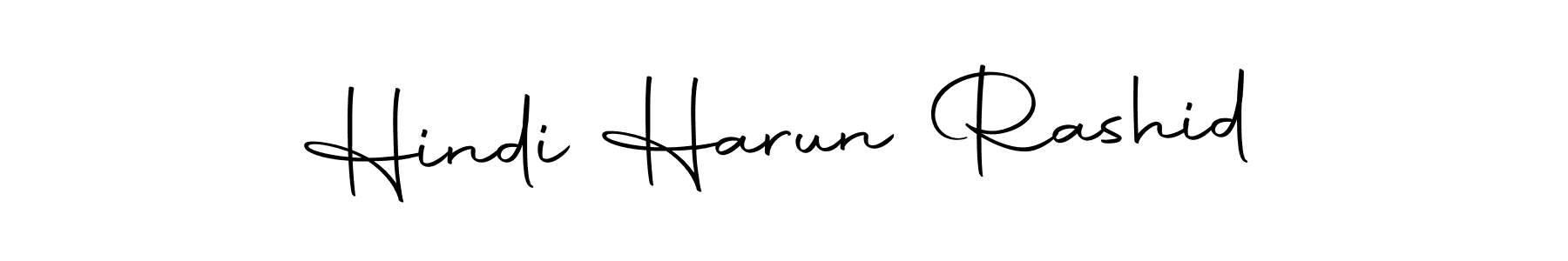 Design your own signature with our free online signature maker. With this signature software, you can create a handwritten (Autography-DOLnW) signature for name Hindi Harun Rashid. Hindi Harun Rashid signature style 10 images and pictures png
