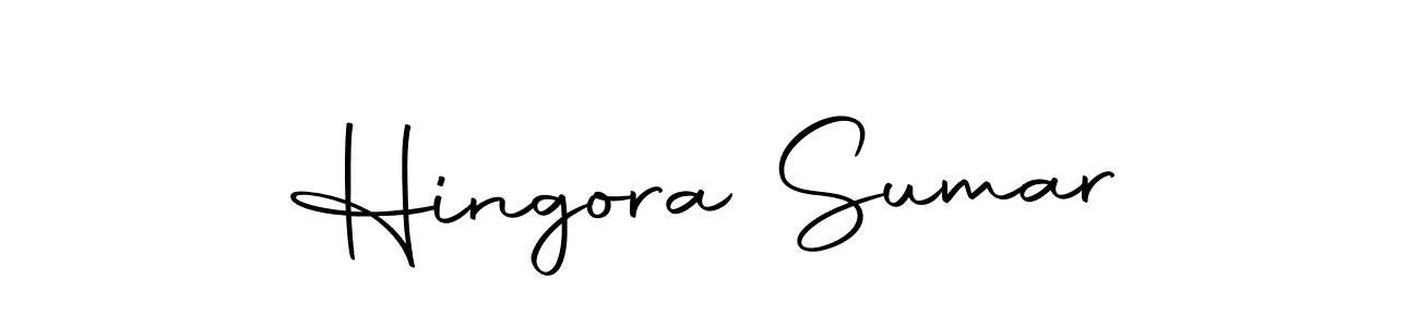 Here are the top 10 professional signature styles for the name Hingora Sumar. These are the best autograph styles you can use for your name. Hingora Sumar signature style 10 images and pictures png