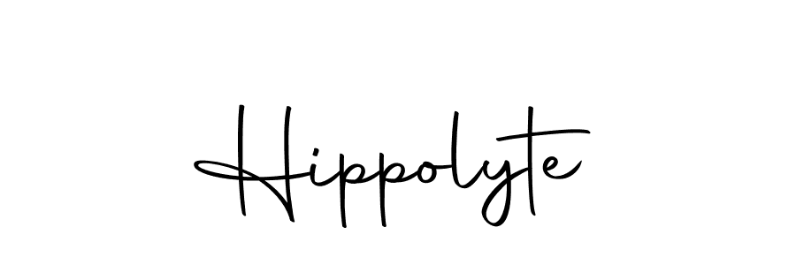 Create a beautiful signature design for name Hippolyte. With this signature (Autography-DOLnW) fonts, you can make a handwritten signature for free. Hippolyte signature style 10 images and pictures png