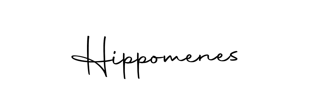 Create a beautiful signature design for name Hippomenes. With this signature (Autography-DOLnW) fonts, you can make a handwritten signature for free. Hippomenes signature style 10 images and pictures png