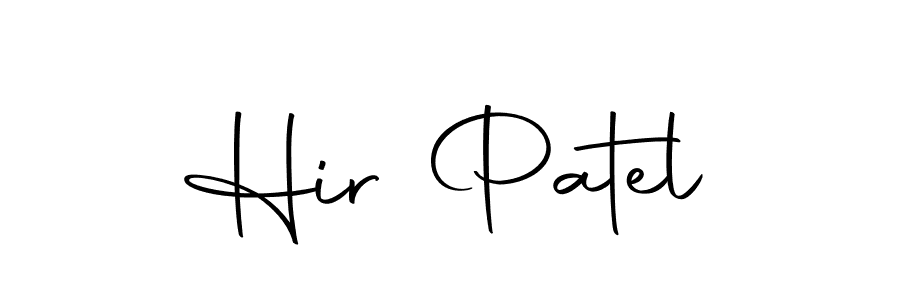 The best way (Autography-DOLnW) to make a short signature is to pick only two or three words in your name. The name Hir Patel include a total of six letters. For converting this name. Hir Patel signature style 10 images and pictures png