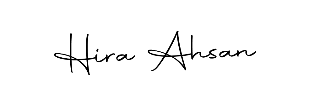 The best way (Autography-DOLnW) to make a short signature is to pick only two or three words in your name. The name Hira Ahsan include a total of six letters. For converting this name. Hira Ahsan signature style 10 images and pictures png