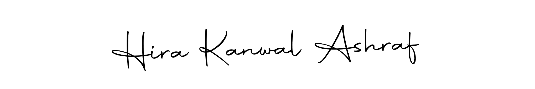 Make a beautiful signature design for name Hira Kanwal Ashraf. With this signature (Autography-DOLnW) style, you can create a handwritten signature for free. Hira Kanwal Ashraf signature style 10 images and pictures png