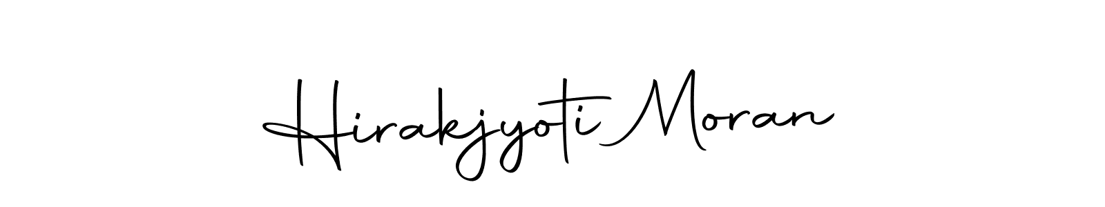 Hirakjyoti Moran stylish signature style. Best Handwritten Sign (Autography-DOLnW) for my name. Handwritten Signature Collection Ideas for my name Hirakjyoti Moran. Hirakjyoti Moran signature style 10 images and pictures png