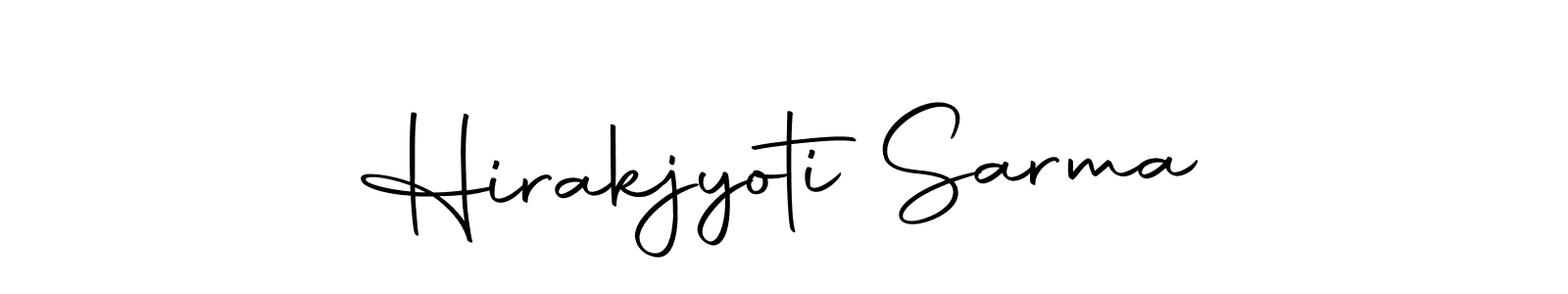 Make a short Hirakjyoti Sarma signature style. Manage your documents anywhere anytime using Autography-DOLnW. Create and add eSignatures, submit forms, share and send files easily. Hirakjyoti Sarma signature style 10 images and pictures png