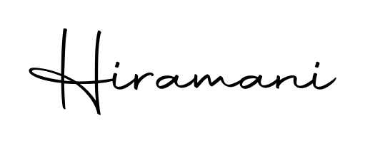 Generate high-definition signature styles for Hiramani. The Autography-DOLnW typeface ensures crisp legibility and sophisticated design. Hiramani signature style 10 images and pictures png