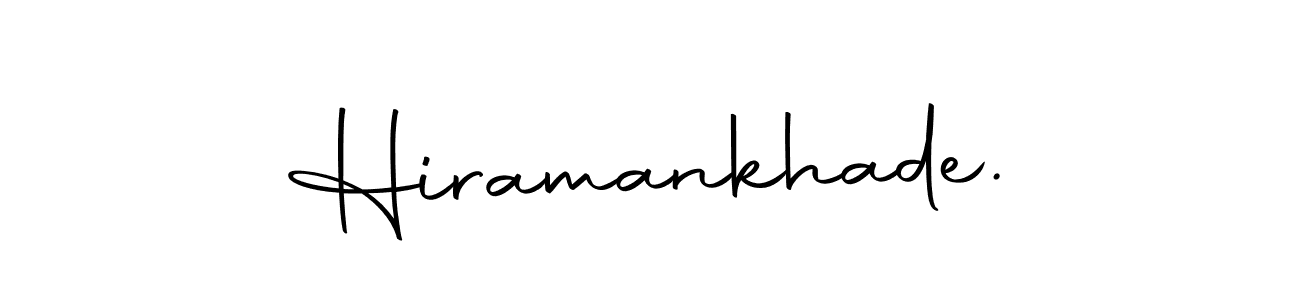 Make a beautiful signature design for name Hiramankhade.. With this signature (Autography-DOLnW) style, you can create a handwritten signature for free. Hiramankhade. signature style 10 images and pictures png