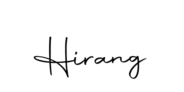 How to make Hirang name signature. Use Autography-DOLnW style for creating short signs online. This is the latest handwritten sign. Hirang signature style 10 images and pictures png