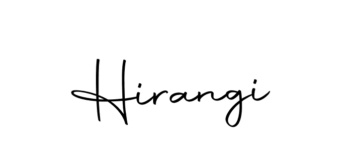 Use a signature maker to create a handwritten signature online. With this signature software, you can design (Autography-DOLnW) your own signature for name Hirangi. Hirangi signature style 10 images and pictures png