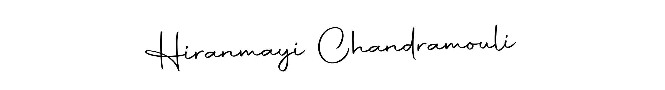 Design your own signature with our free online signature maker. With this signature software, you can create a handwritten (Autography-DOLnW) signature for name Hiranmayi Chandramouli. Hiranmayi Chandramouli signature style 10 images and pictures png