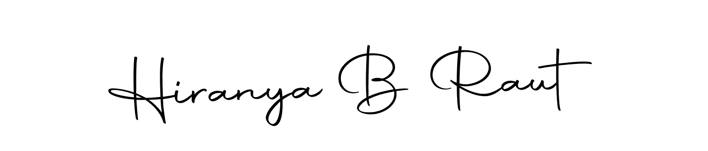 Design your own signature with our free online signature maker. With this signature software, you can create a handwritten (Autography-DOLnW) signature for name Hiranya B Raut. Hiranya B Raut signature style 10 images and pictures png