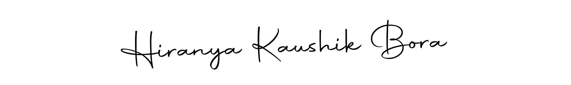 Here are the top 10 professional signature styles for the name Hiranya Kaushik Bora. These are the best autograph styles you can use for your name. Hiranya Kaushik Bora signature style 10 images and pictures png