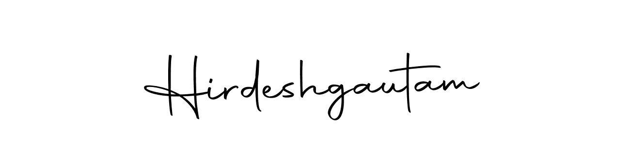 Design your own signature with our free online signature maker. With this signature software, you can create a handwritten (Autography-DOLnW) signature for name Hirdeshgautam. Hirdeshgautam signature style 10 images and pictures png