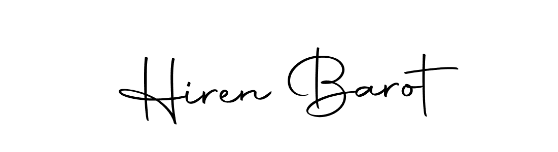 Hiren Barot stylish signature style. Best Handwritten Sign (Autography-DOLnW) for my name. Handwritten Signature Collection Ideas for my name Hiren Barot. Hiren Barot signature style 10 images and pictures png