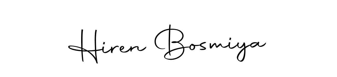 Make a beautiful signature design for name Hiren Bosmiya. With this signature (Autography-DOLnW) style, you can create a handwritten signature for free. Hiren Bosmiya signature style 10 images and pictures png