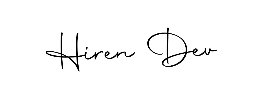 Similarly Autography-DOLnW is the best handwritten signature design. Signature creator online .You can use it as an online autograph creator for name Hiren Dev. Hiren Dev signature style 10 images and pictures png