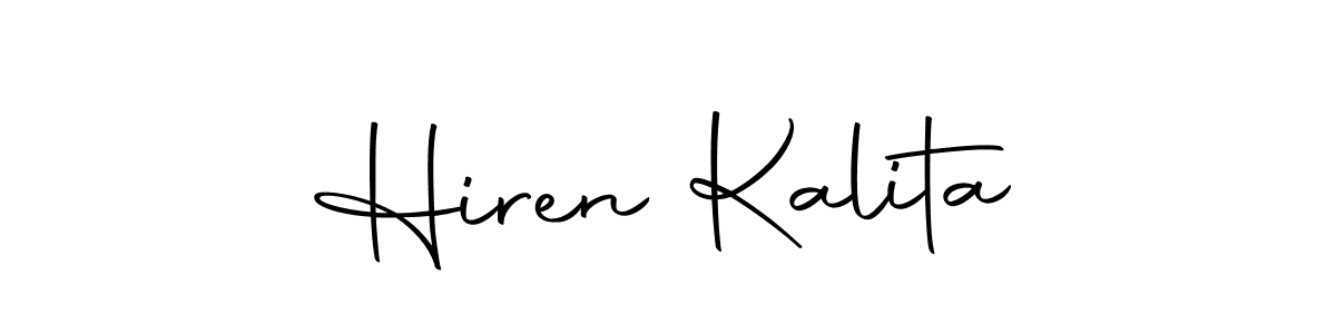 You should practise on your own different ways (Autography-DOLnW) to write your name (Hiren Kalita) in signature. don't let someone else do it for you. Hiren Kalita signature style 10 images and pictures png