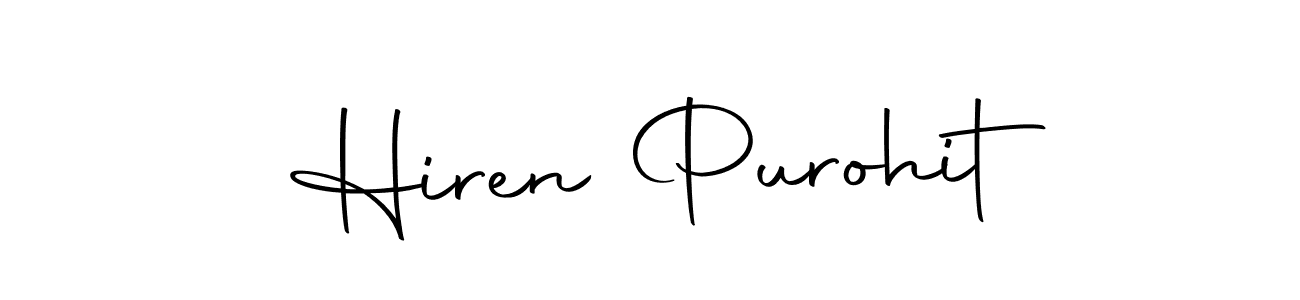 if you are searching for the best signature style for your name Hiren Purohit. so please give up your signature search. here we have designed multiple signature styles  using Autography-DOLnW. Hiren Purohit signature style 10 images and pictures png