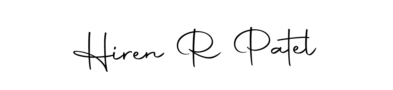 if you are searching for the best signature style for your name Hiren R Patel. so please give up your signature search. here we have designed multiple signature styles  using Autography-DOLnW. Hiren R Patel signature style 10 images and pictures png