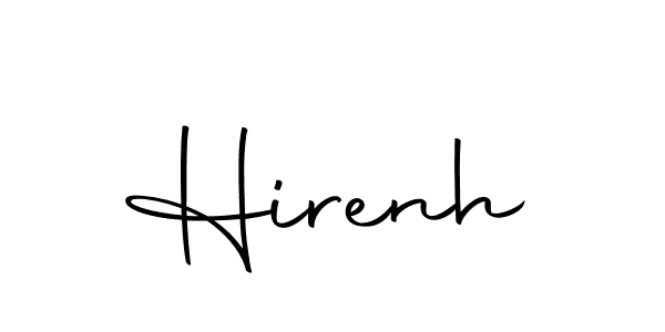 Also we have Hirenh name is the best signature style. Create professional handwritten signature collection using Autography-DOLnW autograph style. Hirenh signature style 10 images and pictures png