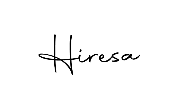 It looks lik you need a new signature style for name Hiresa. Design unique handwritten (Autography-DOLnW) signature with our free signature maker in just a few clicks. Hiresa signature style 10 images and pictures png