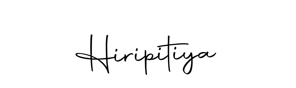 Design your own signature with our free online signature maker. With this signature software, you can create a handwritten (Autography-DOLnW) signature for name Hiripitiya. Hiripitiya signature style 10 images and pictures png