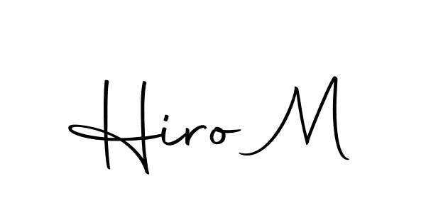 You should practise on your own different ways (Autography-DOLnW) to write your name (Hiro M) in signature. don't let someone else do it for you. Hiro M signature style 10 images and pictures png