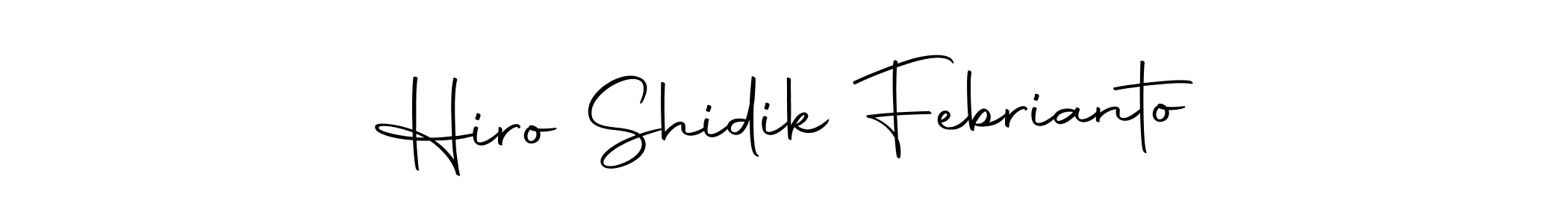 You can use this online signature creator to create a handwritten signature for the name Hiro Shidik Febrianto. This is the best online autograph maker. Hiro Shidik Febrianto signature style 10 images and pictures png
