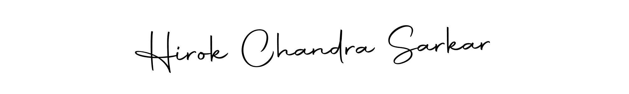 Make a beautiful signature design for name Hirok Chandra Sarkar. With this signature (Autography-DOLnW) style, you can create a handwritten signature for free. Hirok Chandra Sarkar signature style 10 images and pictures png