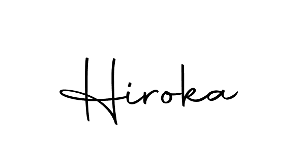 Make a beautiful signature design for name Hiroka. Use this online signature maker to create a handwritten signature for free. Hiroka signature style 10 images and pictures png