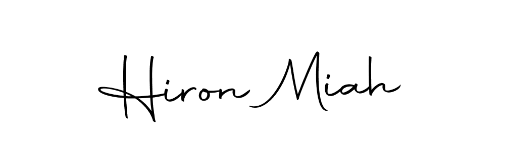 Use a signature maker to create a handwritten signature online. With this signature software, you can design (Autography-DOLnW) your own signature for name Hiron Miah. Hiron Miah signature style 10 images and pictures png