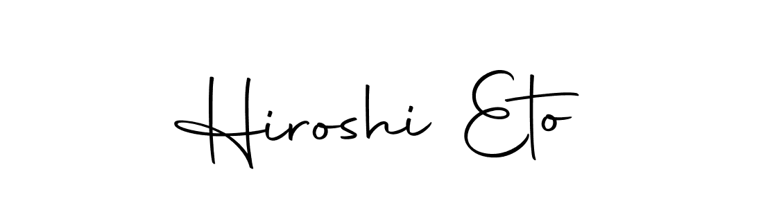 Design your own signature with our free online signature maker. With this signature software, you can create a handwritten (Autography-DOLnW) signature for name Hiroshi Eto. Hiroshi Eto signature style 10 images and pictures png