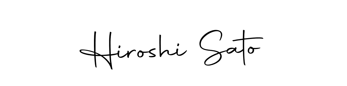 You should practise on your own different ways (Autography-DOLnW) to write your name (Hiroshi Sato) in signature. don't let someone else do it for you. Hiroshi Sato signature style 10 images and pictures png