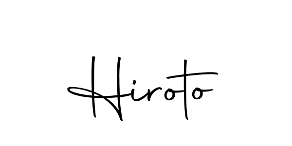 Make a beautiful signature design for name Hiroto. With this signature (Autography-DOLnW) style, you can create a handwritten signature for free. Hiroto signature style 10 images and pictures png