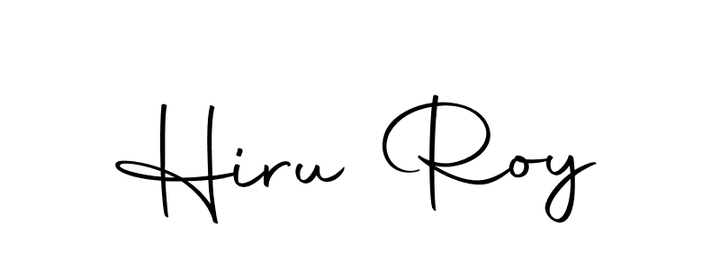 You can use this online signature creator to create a handwritten signature for the name Hiru Roy. This is the best online autograph maker. Hiru Roy signature style 10 images and pictures png
