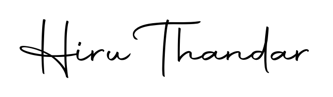 A timeless handwritten aesthetic for Hiru Thandar. The Autography-DOLnW font gives your signature a handcrafted feel with natural curves. Hiru Thandar signature style 10 images and pictures png