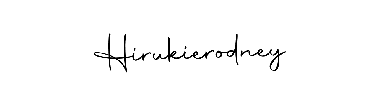 Make a short Hirukierodney signature style. Manage your documents anywhere anytime using Autography-DOLnW. Create and add eSignatures, submit forms, share and send files easily. Hirukierodney signature style 10 images and pictures png