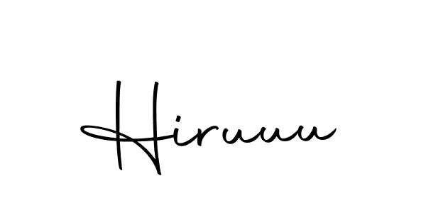 You can use this online signature creator to create a handwritten signature for the name Hiruuu. This is the best online autograph maker. Hiruuu signature style 10 images and pictures png