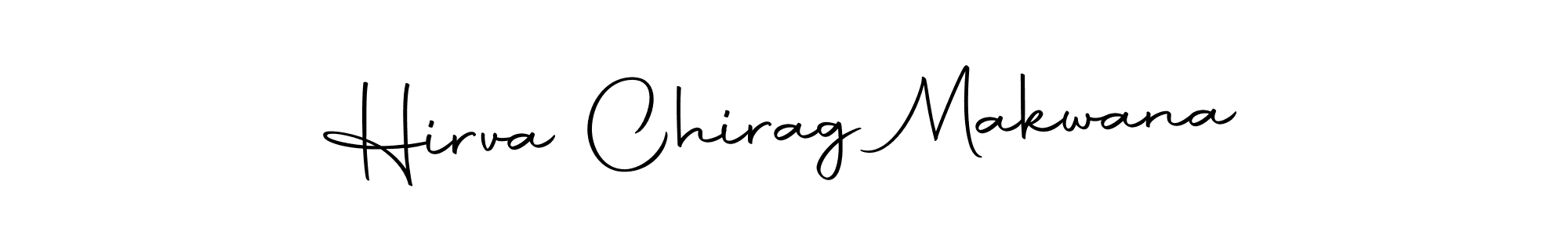 Autography-DOLnW is a professional signature style that is perfect for those who want to add a touch of class to their signature. It is also a great choice for those who want to make their signature more unique. Get Hirva Chirag Makwana name to fancy signature for free. Hirva Chirag Makwana signature style 10 images and pictures png