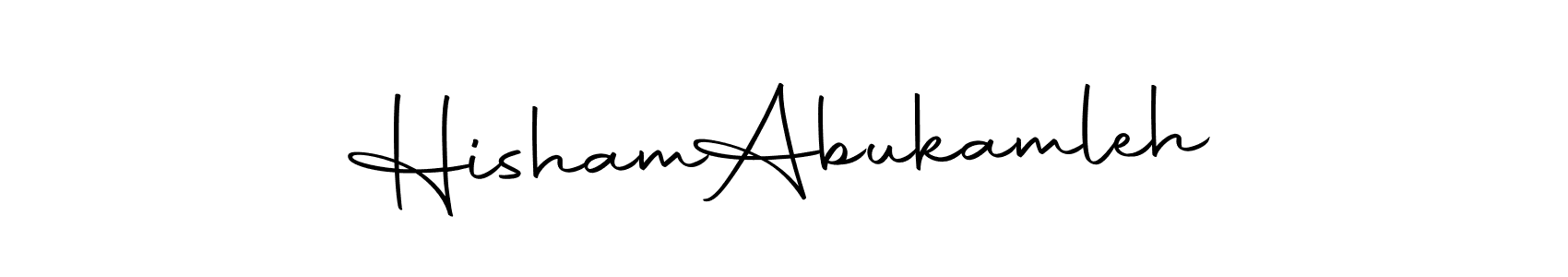 Hisham  Abukamleh stylish signature style. Best Handwritten Sign (Autography-DOLnW) for my name. Handwritten Signature Collection Ideas for my name Hisham  Abukamleh. Hisham  Abukamleh signature style 10 images and pictures png