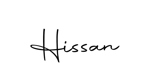 You should practise on your own different ways (Autography-DOLnW) to write your name (Hissan) in signature. don't let someone else do it for you. Hissan signature style 10 images and pictures png