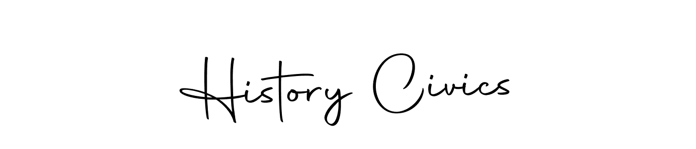 How to make History Civics signature? Autography-DOLnW is a professional autograph style. Create handwritten signature for History Civics name. History Civics signature style 10 images and pictures png