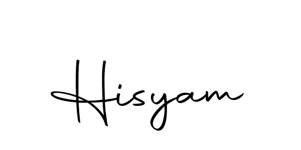 Hisyam stylish signature style. Best Handwritten Sign (Autography-DOLnW) for my name. Handwritten Signature Collection Ideas for my name Hisyam. Hisyam signature style 10 images and pictures png