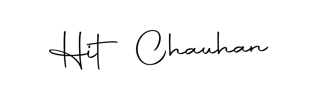 Create a beautiful signature design for name Hit Chauhan. With this signature (Autography-DOLnW) fonts, you can make a handwritten signature for free. Hit Chauhan signature style 10 images and pictures png