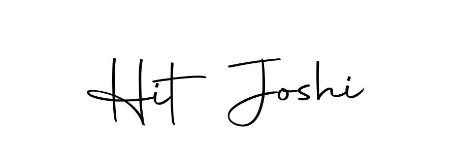 Create a beautiful signature design for name Hit Joshi. With this signature (Autography-DOLnW) fonts, you can make a handwritten signature for free. Hit Joshi signature style 10 images and pictures png